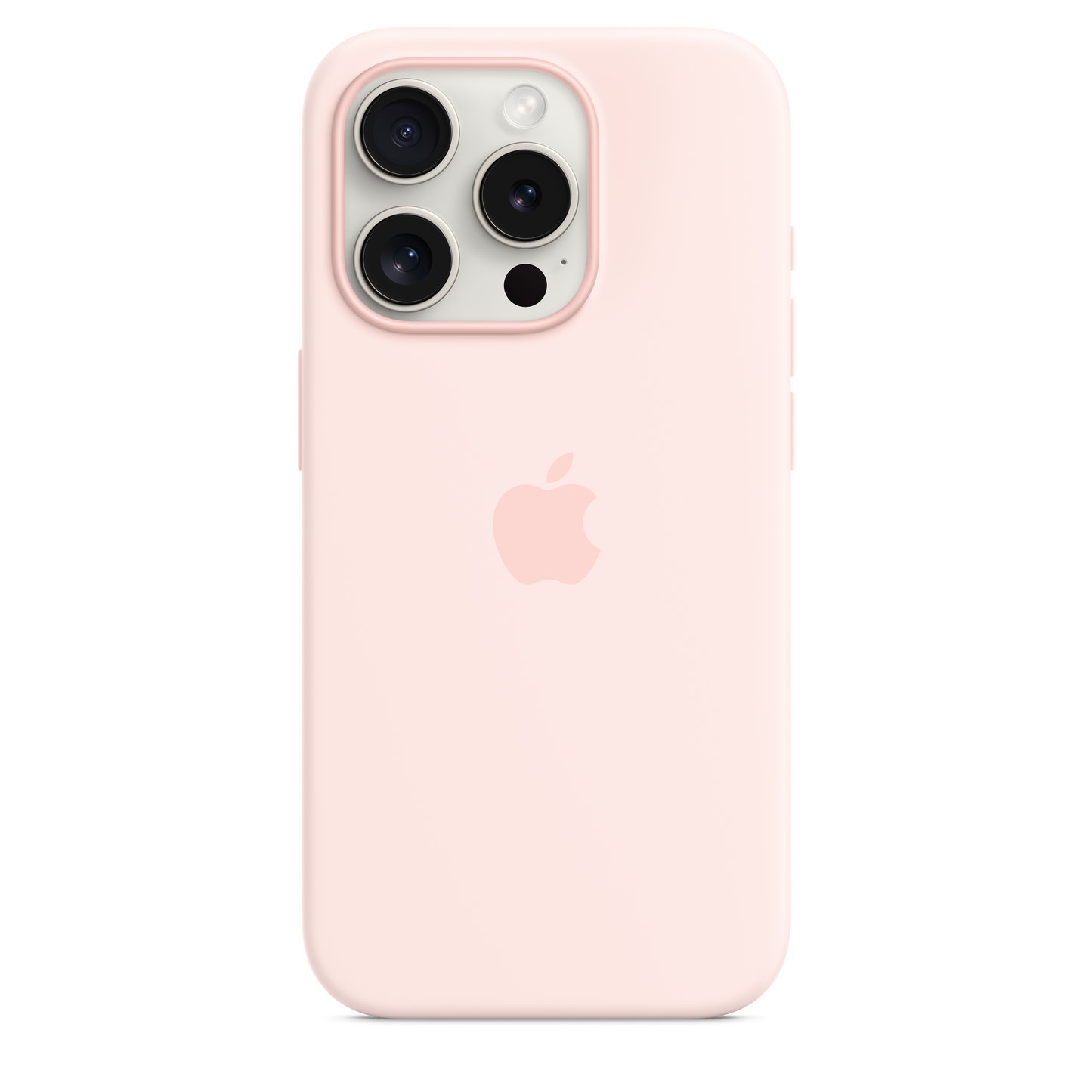 iPhone 15 Pro Silicone Case with MagSafe - Light Pink - iSTYLE BG