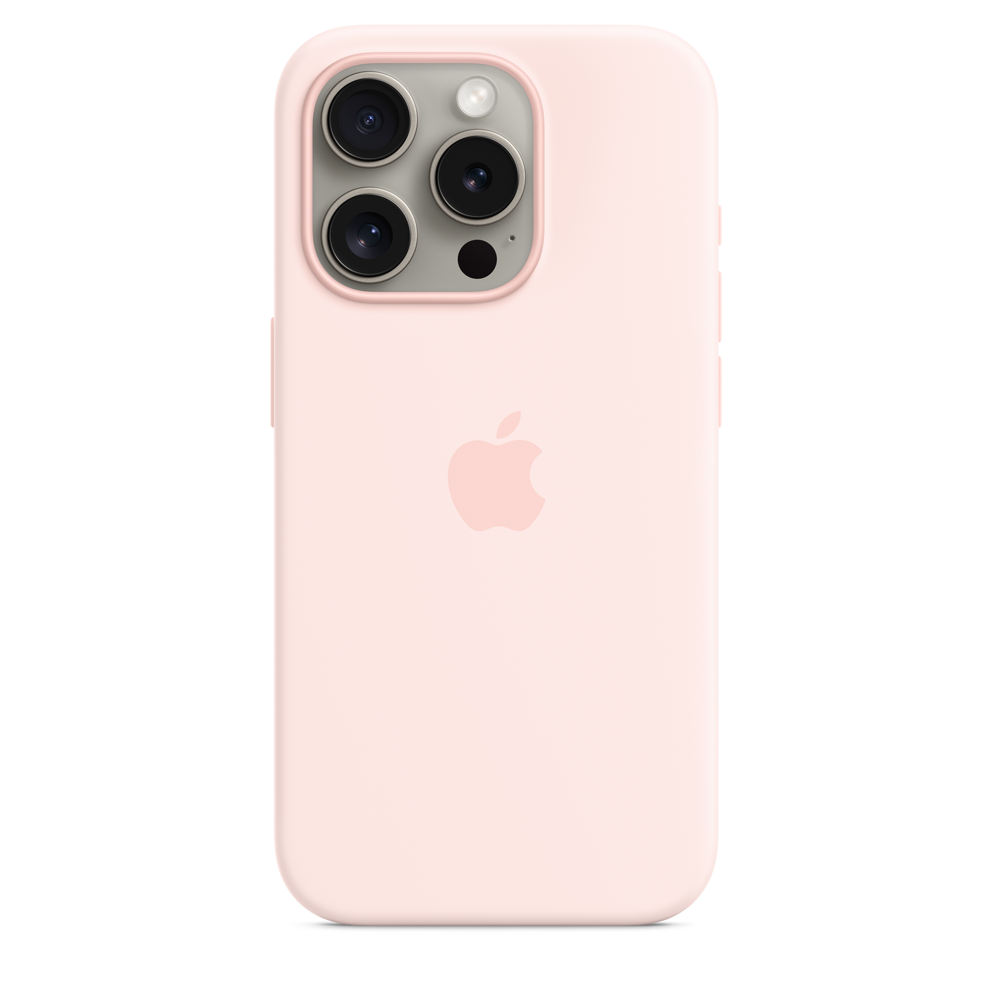 iPhone 15 Pro Silicone Case with MagSafe - Light Pink - iSTYLE BG