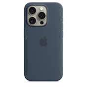 iPhone 15 Pro Silicone Case with MagSafe - Storm Blue - iSTYLE BG