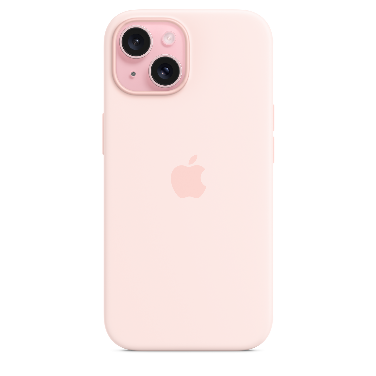 iPhone 15 Silicone Case with MagSafe - Light Pink - iSTYLE BG