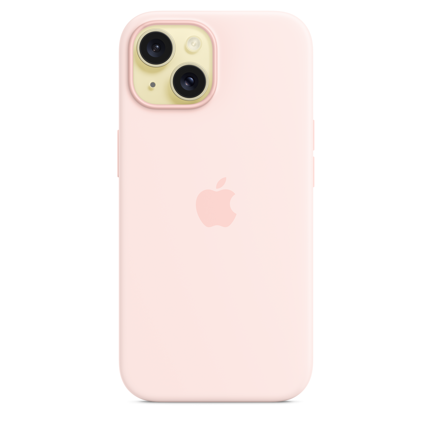 iPhone 15 Silicone Case with MagSafe - Light Pink - iSTYLE BG