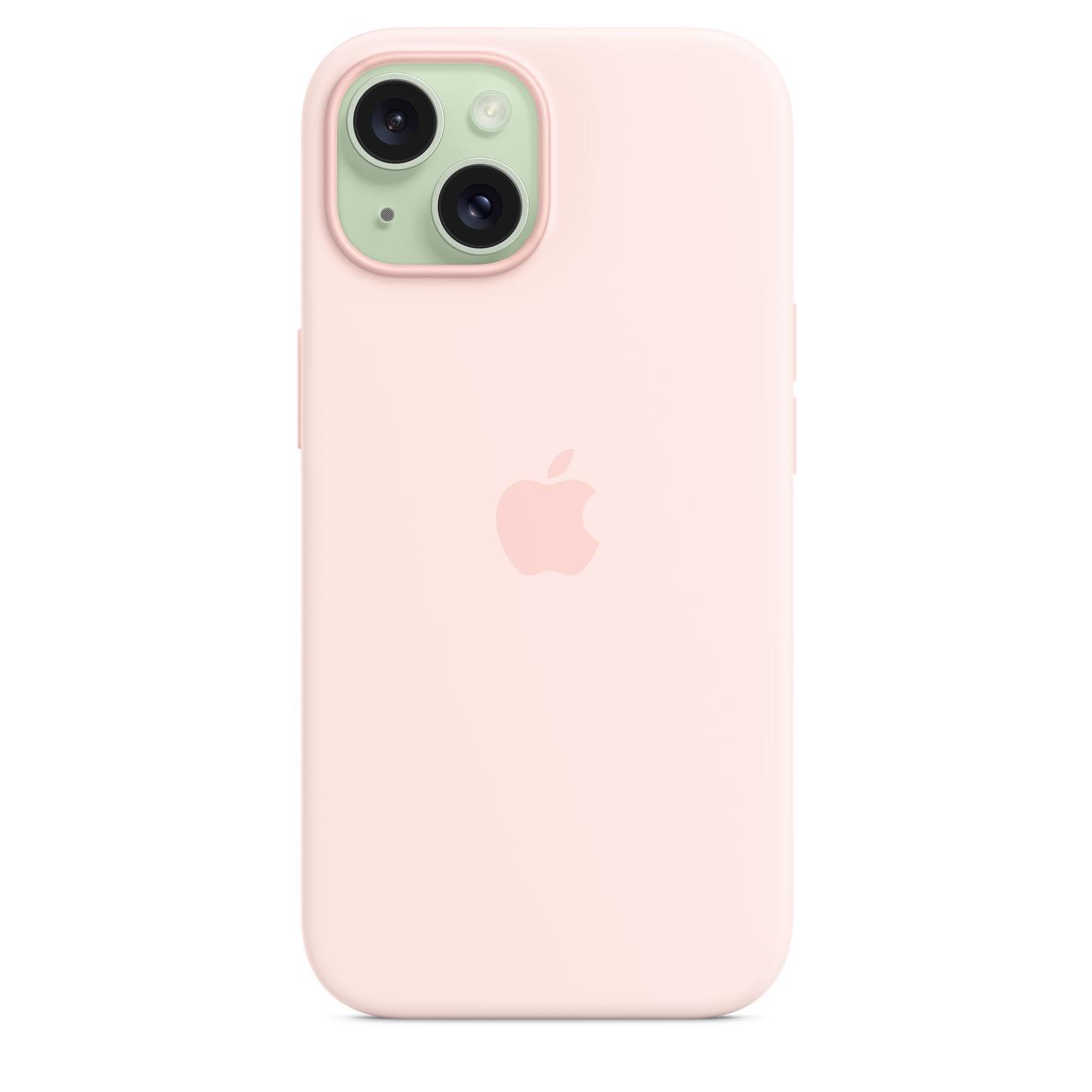 iPhone 15 Silicone Case with MagSafe - Light Pink - iSTYLE BG