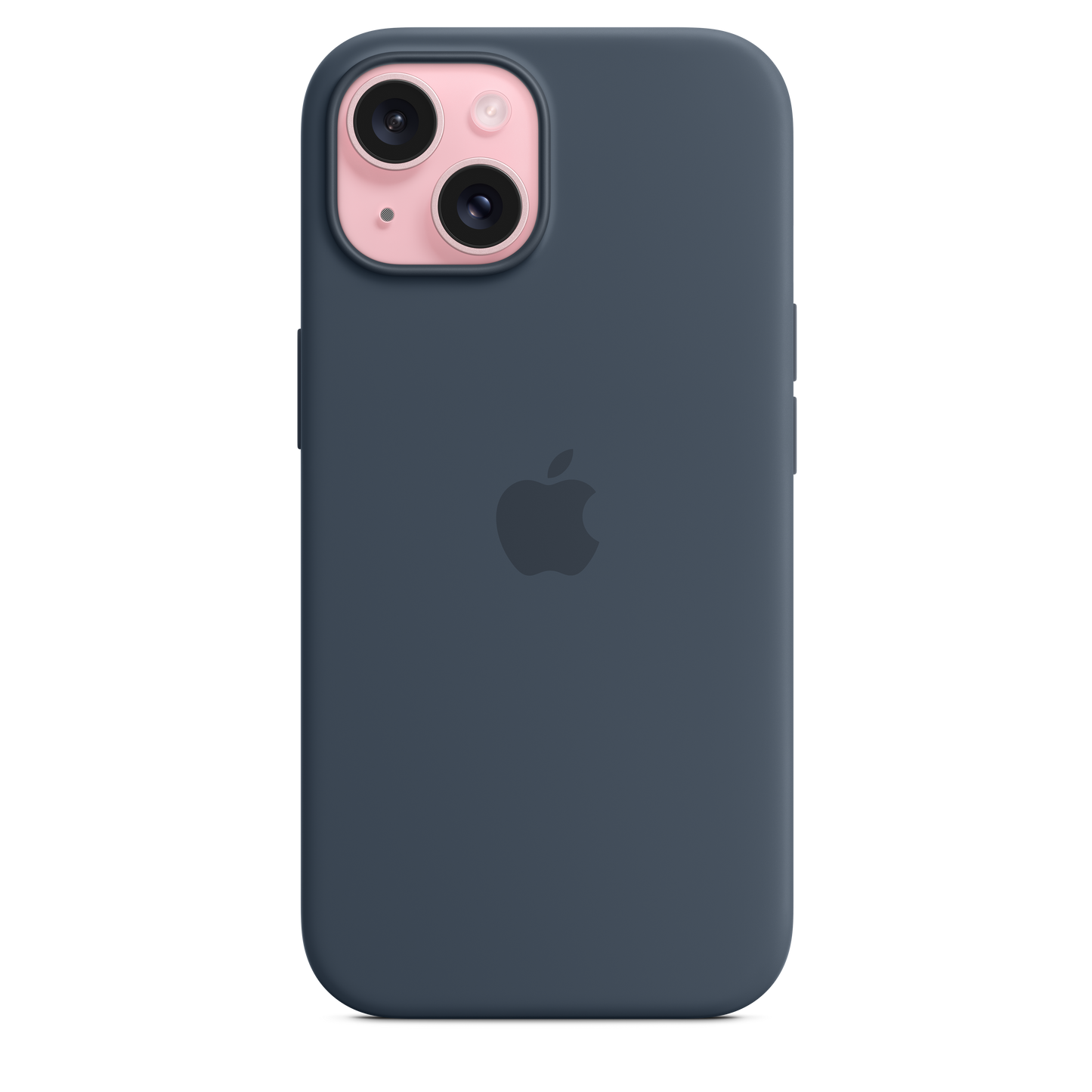 iPhone 15 Silicone Case with MagSafe - Storm Blue - iSTYLE BG
