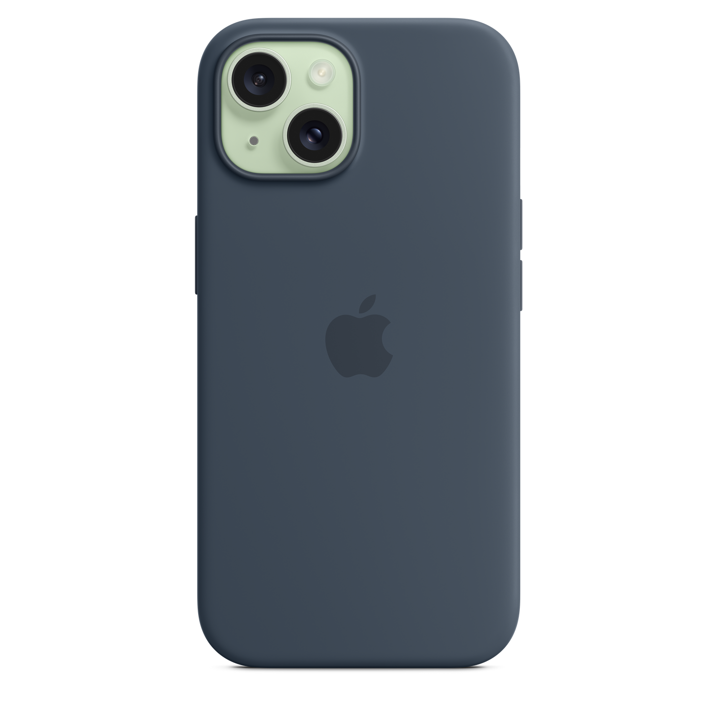 iPhone 15 Silicone Case with MagSafe - Storm Blue - iSTYLE BG