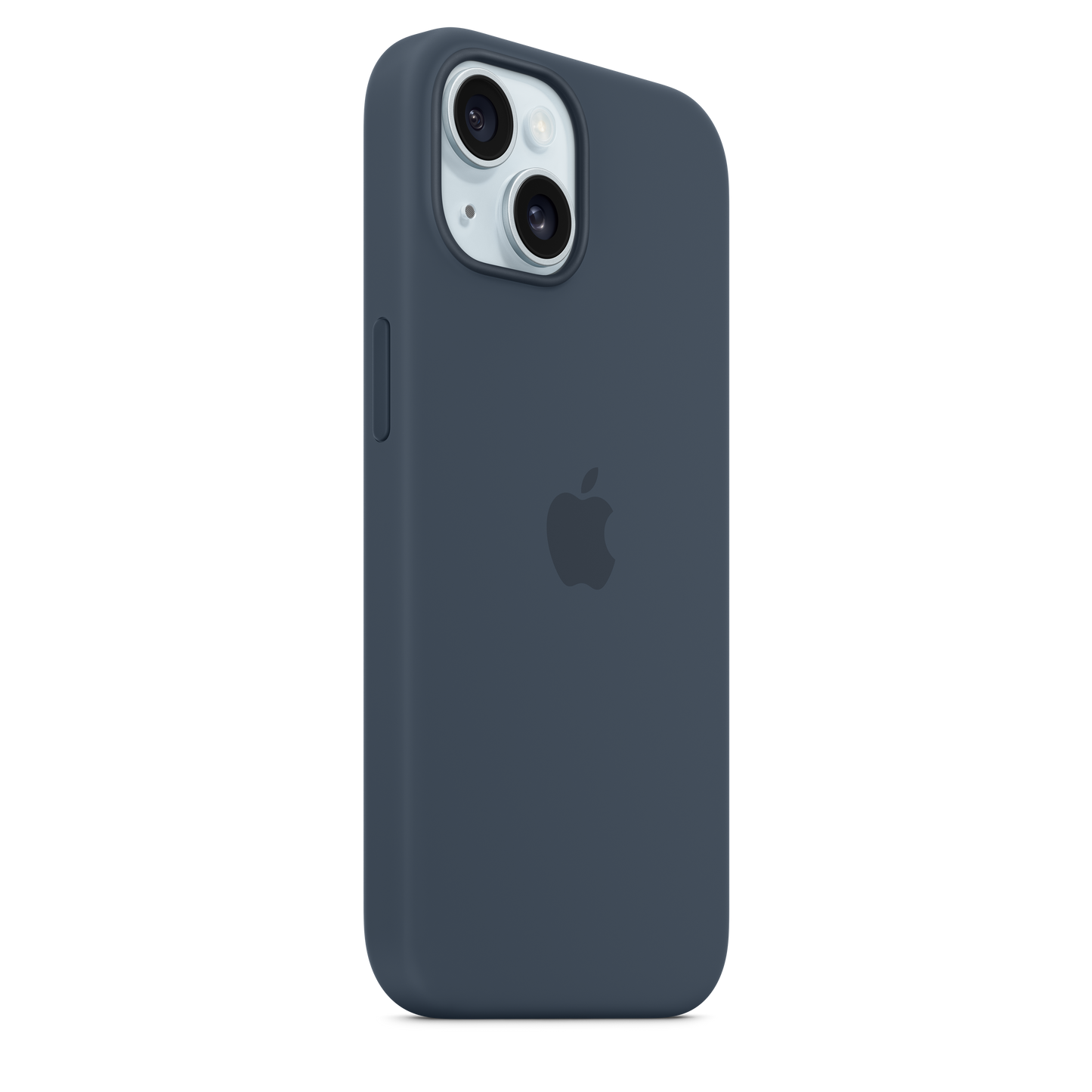 iPhone 15 Silicone Case with MagSafe - Storm Blue - iSTYLE BG