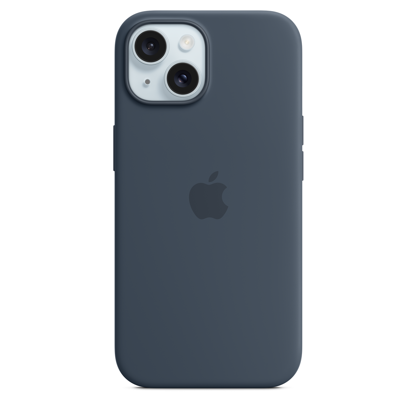 iPhone 15 Silicone Case with MagSafe - Storm Blue - iSTYLE BG
