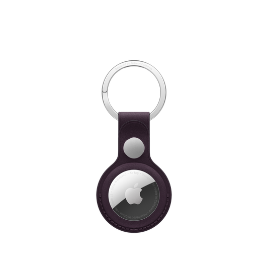 AirTag FineWoven Key Ring - Blackberry - iSTYLE BG