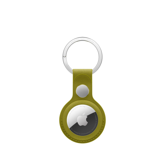 AirTag FineWoven Key Ring - Chartreuse - iSTYLE BG