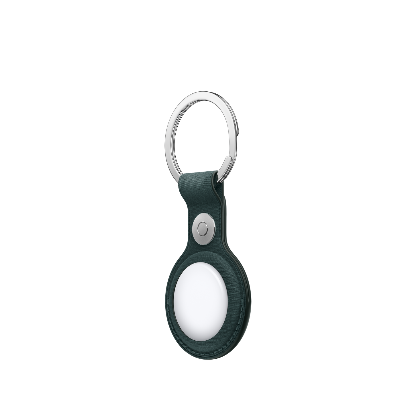 AirTag FineWoven Key Ring - Dark Green - iSTYLE BG