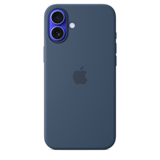 iPhone 16 Plus Silicone Case with MagSafe - Denim - iSTYLE BG