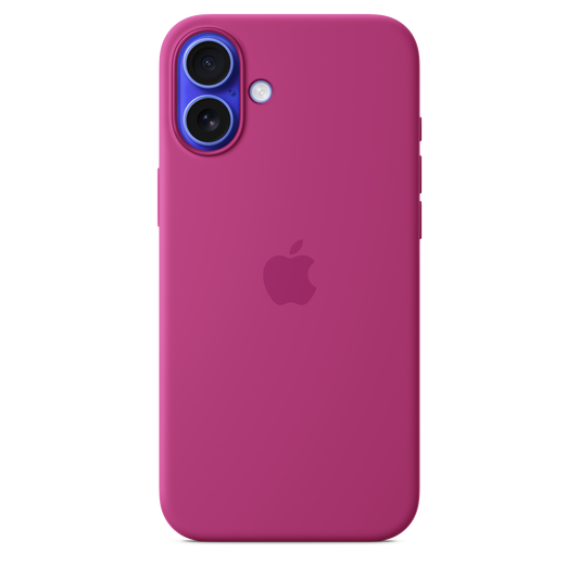 iPhone 16 Plus Silicone Case with MagSafe - Fuchsia - iSTYLE BG