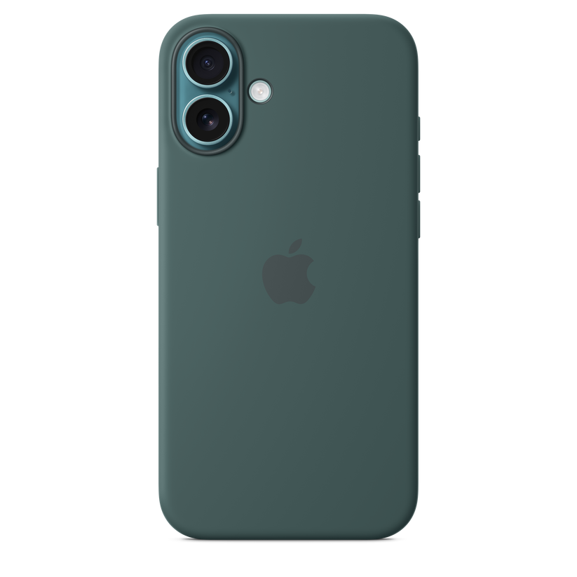 iPhone 16 Plus Silicone Case with MagSafe - Lake Green - iSTYLE BG