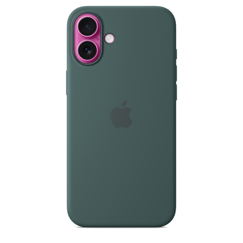 iPhone 16 Plus Silicone Case with MagSafe - Lake Green - iSTYLE BG
