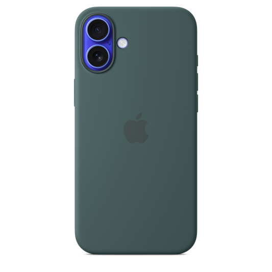iPhone 16 Plus Silicone Case with MagSafe - Lake Green - iSTYLE BG