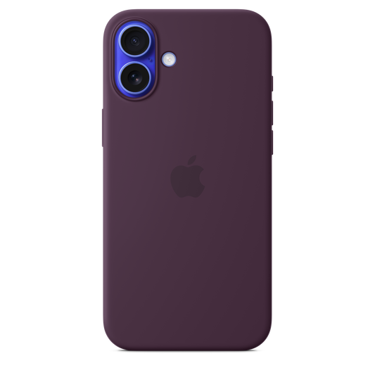 iPhone 16 Plus Silicone Case with MagSafe - Plum - iSTYLE BG
