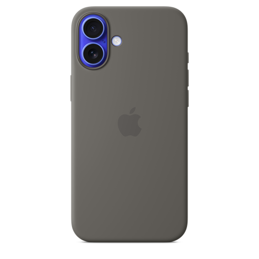 iPhone 16 Plus Silicone Case with MagSafe - Stone Grey - iSTYLE BG