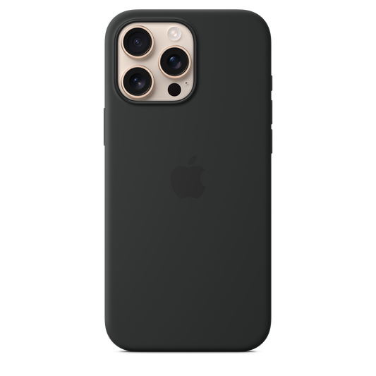 iPhone 16 Pro Max Silicone Case with MagSafe - Black - iSTYLE BG
