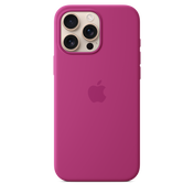 iPhone 16 Pro Max Silicone Case with MagSafe - Fuchsia - iSTYLE BG