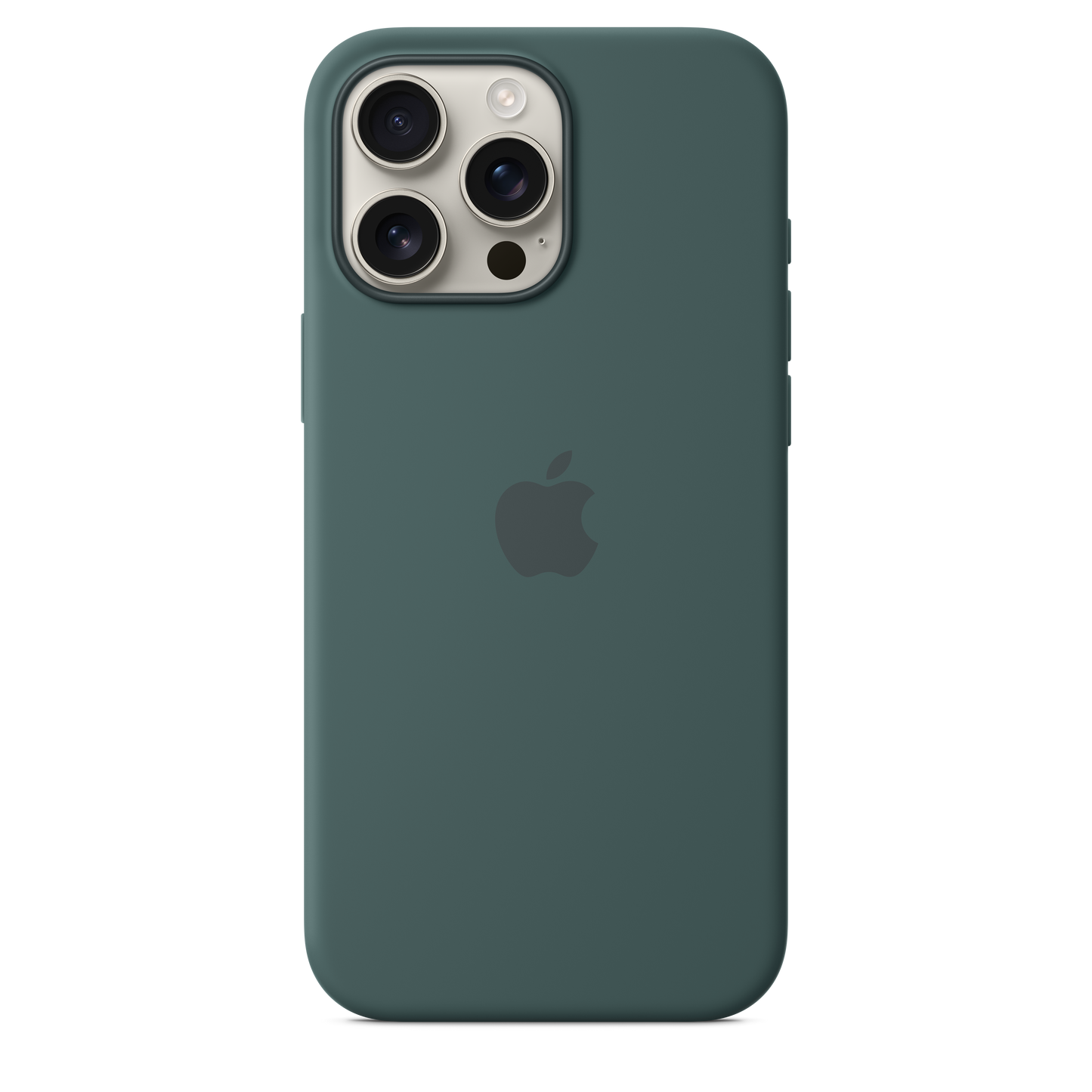 iPhone 16 Pro Max Silicone Case with MagSafe - Lake Green - iSTYLE BG