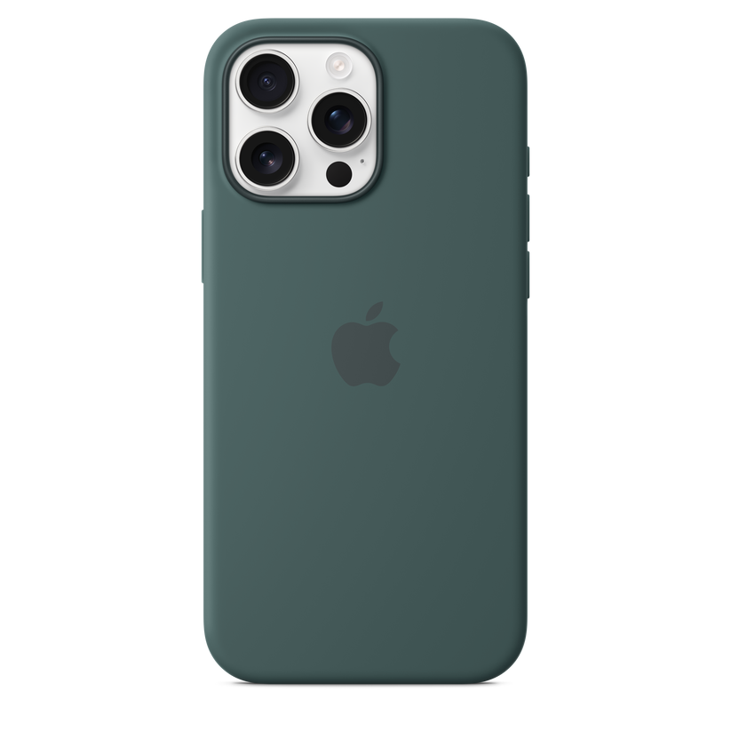 iPhone 16 Pro Max Silicone Case with MagSafe - Lake Green - iSTYLE BG