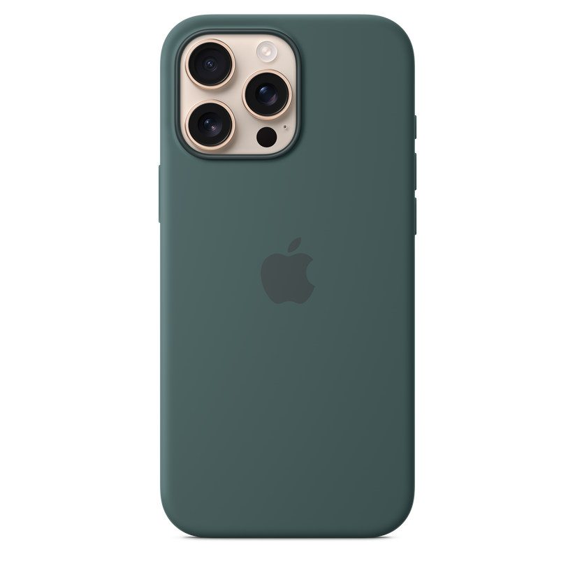 iPhone 16 Pro Max Silicone Case with MagSafe - Lake Green - iSTYLE BG