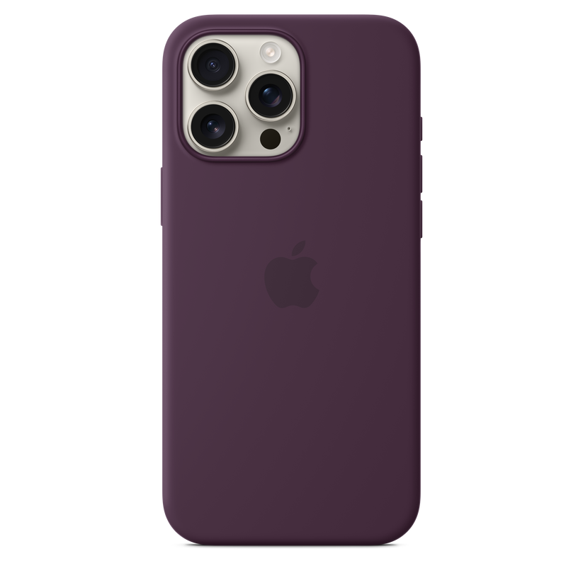 iPhone 16 Pro Max Silicone Case with MagSafe - Plum - iSTYLE BG