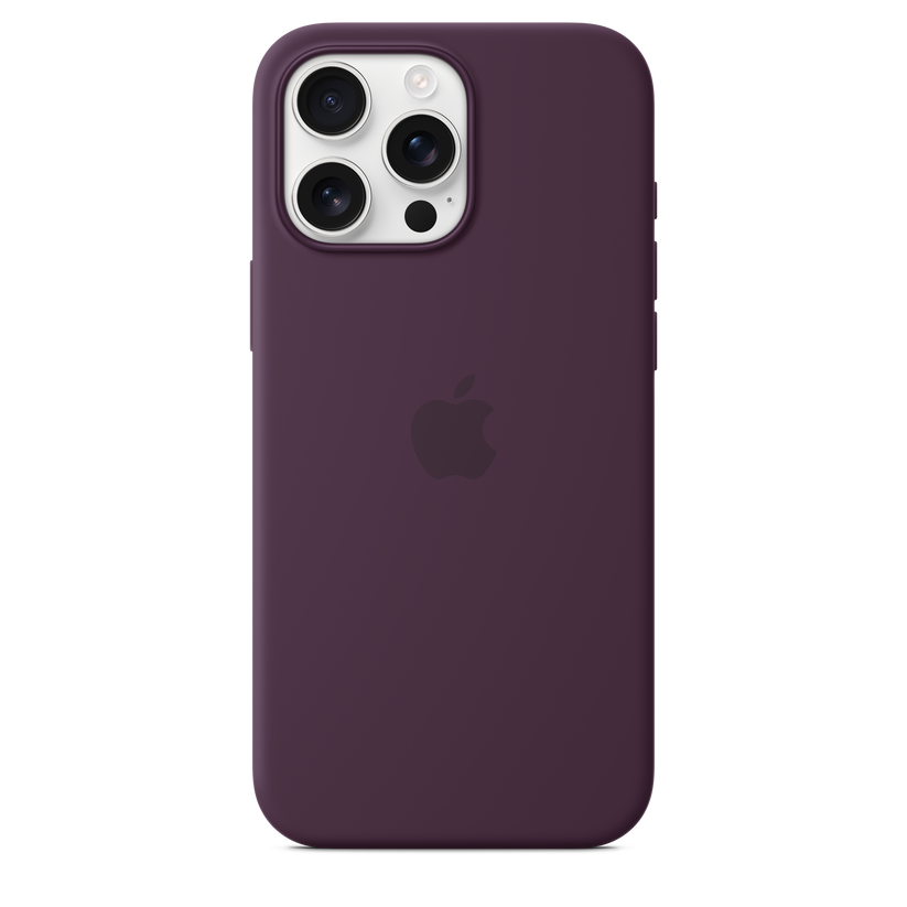 iPhone 16 Pro Max Silicone Case with MagSafe - Plum - iSTYLE BG