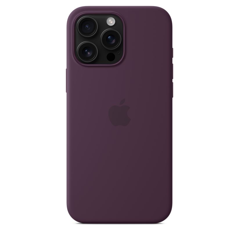 iPhone 16 Pro Max Silicone Case with MagSafe - Plum - iSTYLE BG
