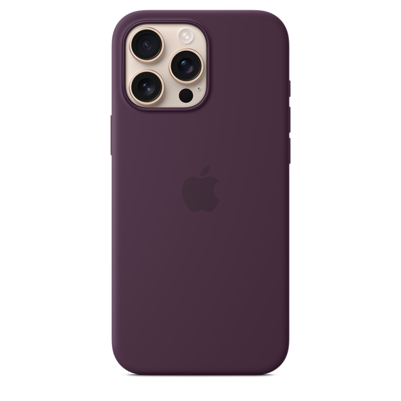 iPhone 16 Pro Max Silicone Case with MagSafe - Plum - iSTYLE BG