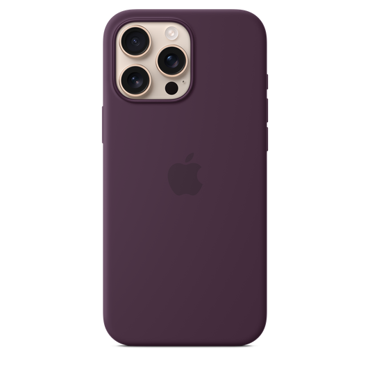 iPhone 16 Pro Max Silicone Case with MagSafe - Plum - iSTYLE BG