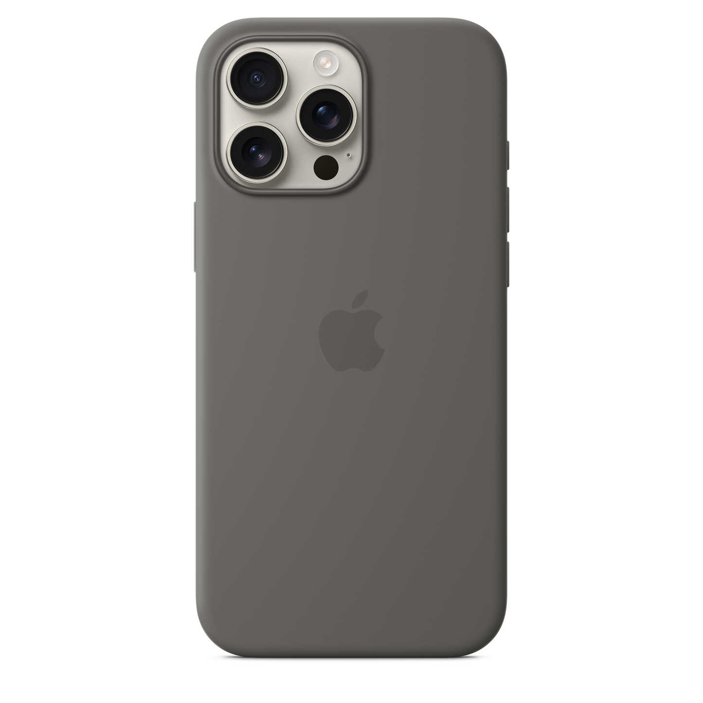 iPhone 16 Pro Max Silicone Case with MagSafe - Stone Grey - iSTYLE BG