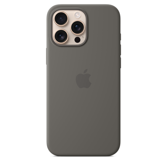 iPhone 16 Pro Max Silicone Case with MagSafe - Stone Grey - iSTYLE BG