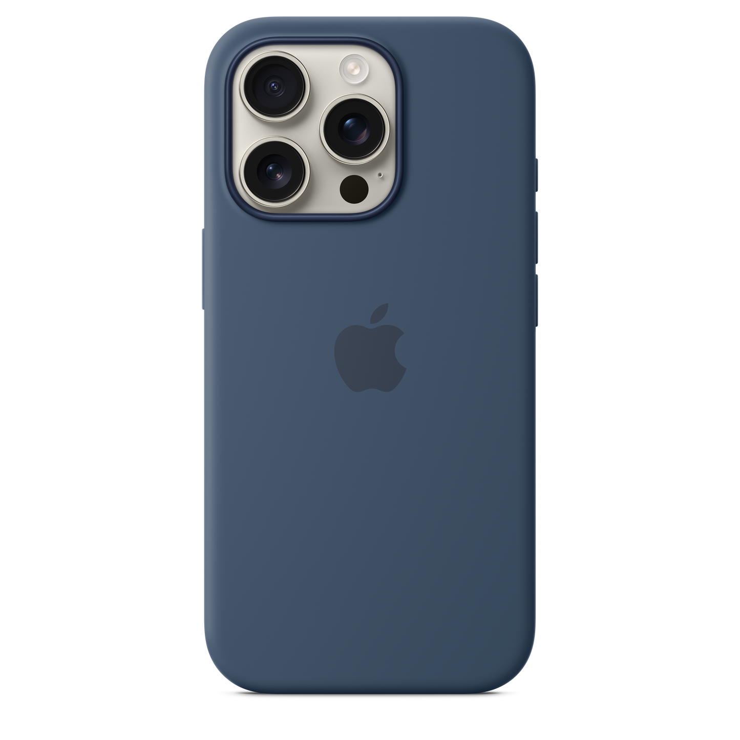 iPhone 16 Pro Silicone Case with MagSafe - Denim - iSTYLE BG