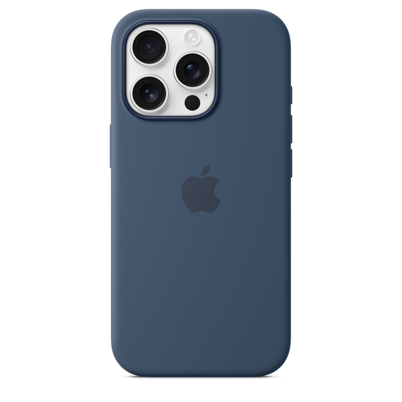 iPhone 16 Pro Silicone Case with MagSafe - Denim - iSTYLE BG