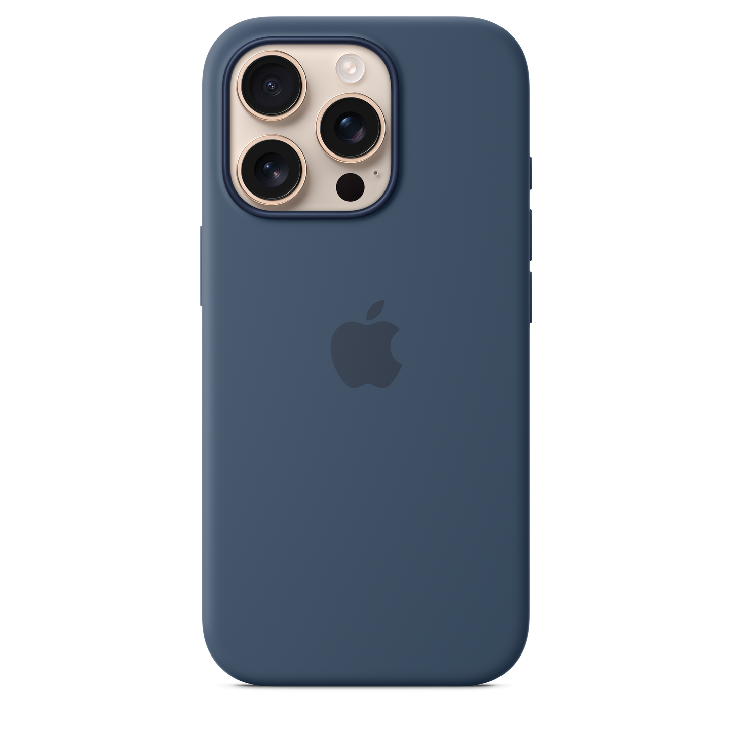 iPhone 16 Pro Silicone Case with MagSafe - Denim - iSTYLE BG