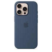 iPhone 16 Pro Silicone Case with MagSafe - Denim - iSTYLE BG