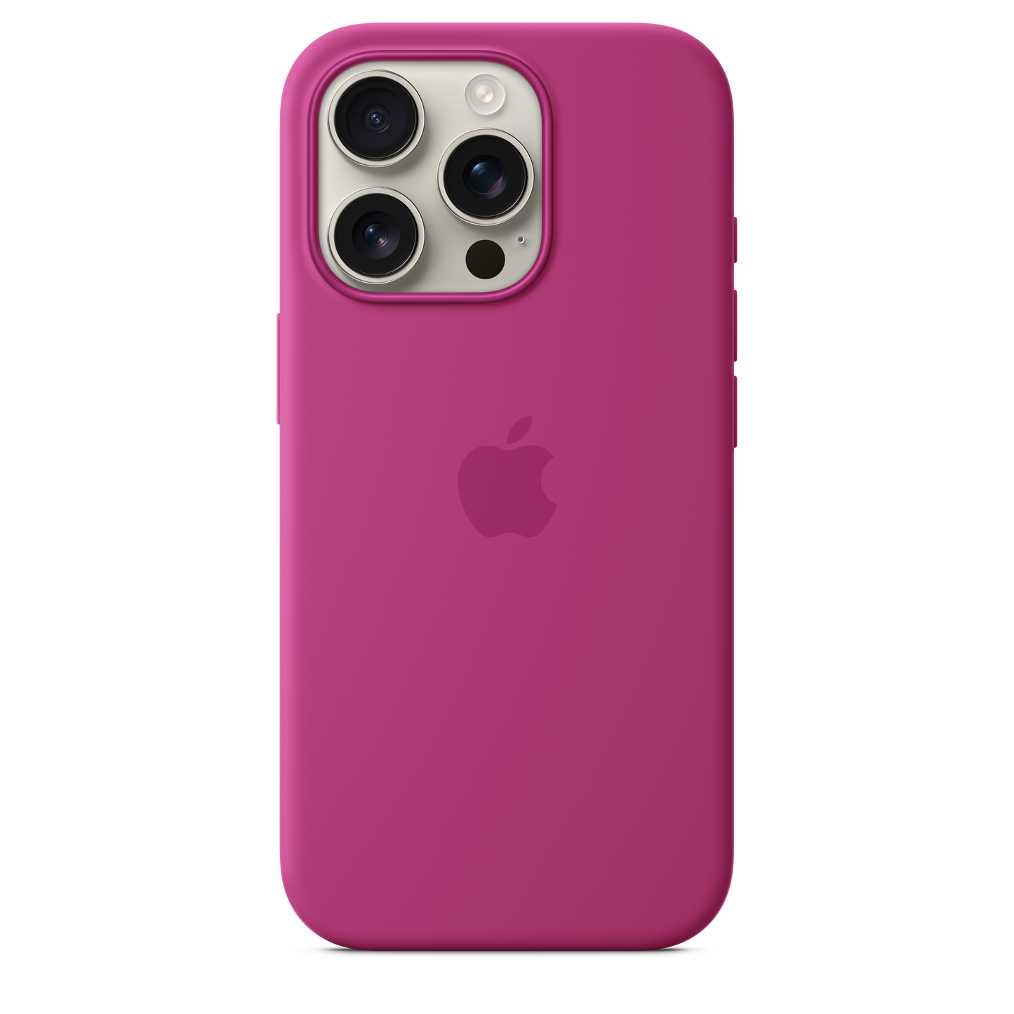 iPhone 16 Pro Silicone Case with MagSafe - Fuchsia - iSTYLE BG