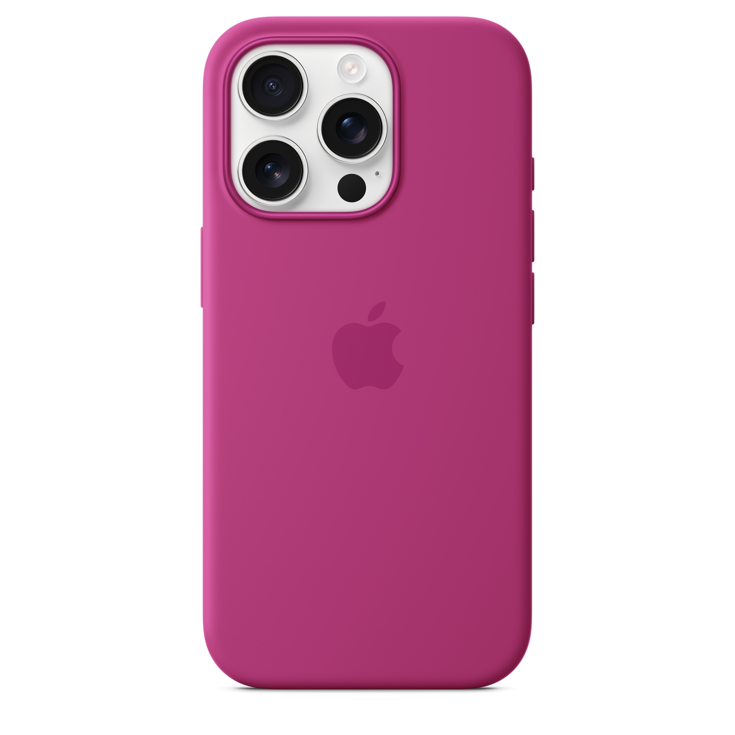 iPhone 16 Pro Silicone Case with MagSafe - Fuchsia - iSTYLE BG