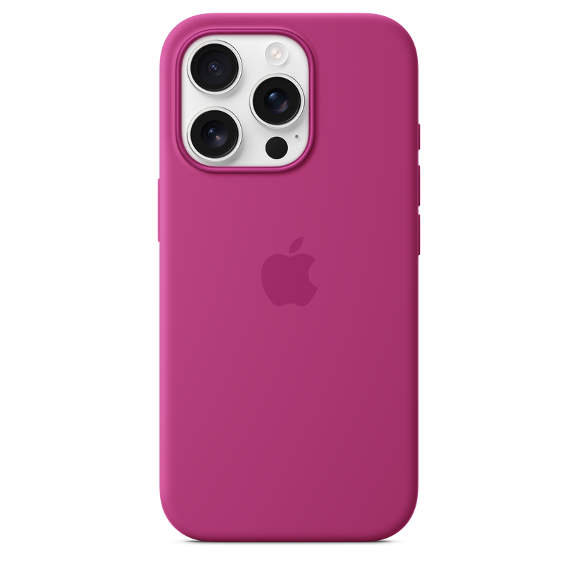 iPhone 16 Pro Silicone Case with MagSafe - Fuchsia - iSTYLE BG