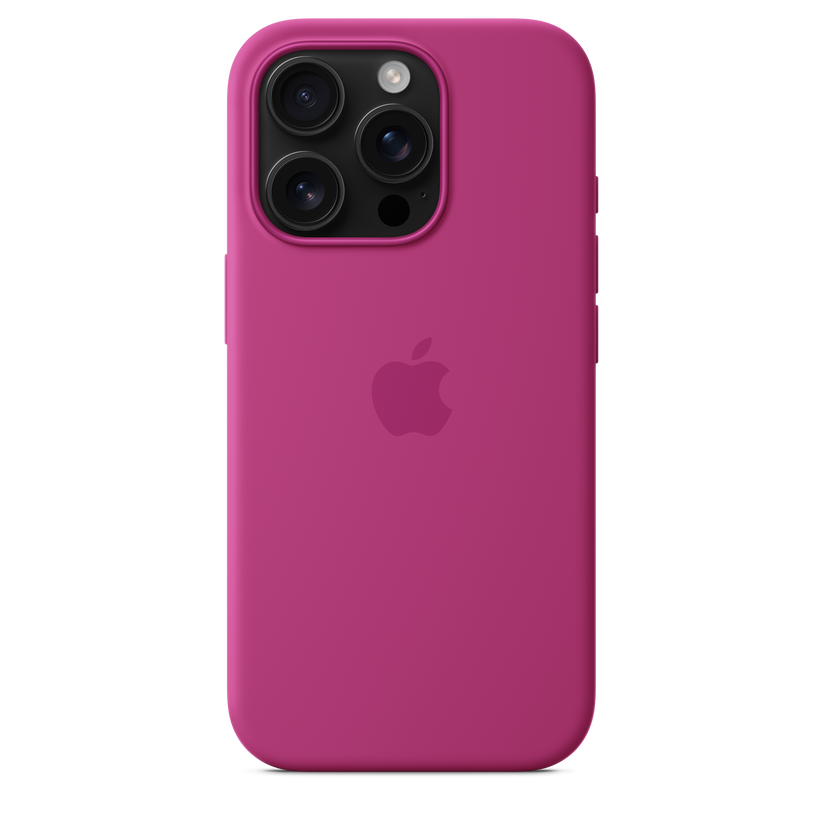 iPhone 16 Pro Silicone Case with MagSafe - Fuchsia - iSTYLE BG