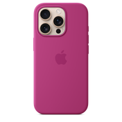 iPhone 16 Pro Silicone Case with MagSafe - Fuchsia - iSTYLE BG