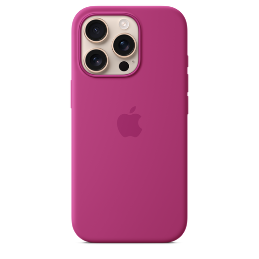 iPhone 16 Pro Silicone Case with MagSafe - Fuchsia - iSTYLE BG