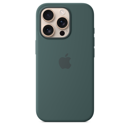 iPhone 16 Pro Silicone Case with MagSafe - Lake Green - iSTYLE BG