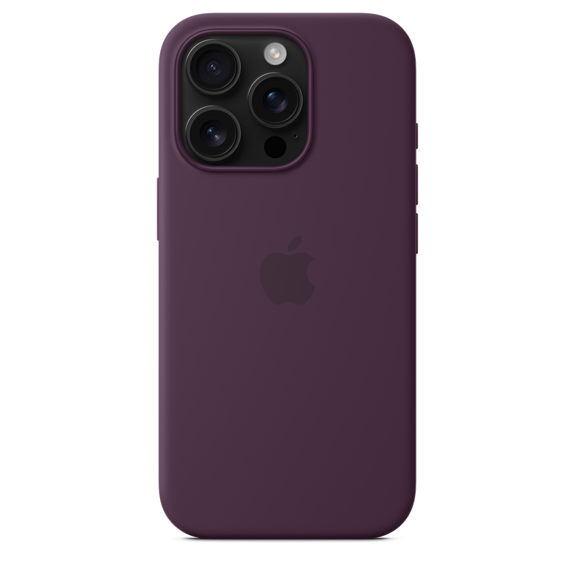 iPhone 16 Pro Silicone Case with MagSafe - Plum - iSTYLE BG