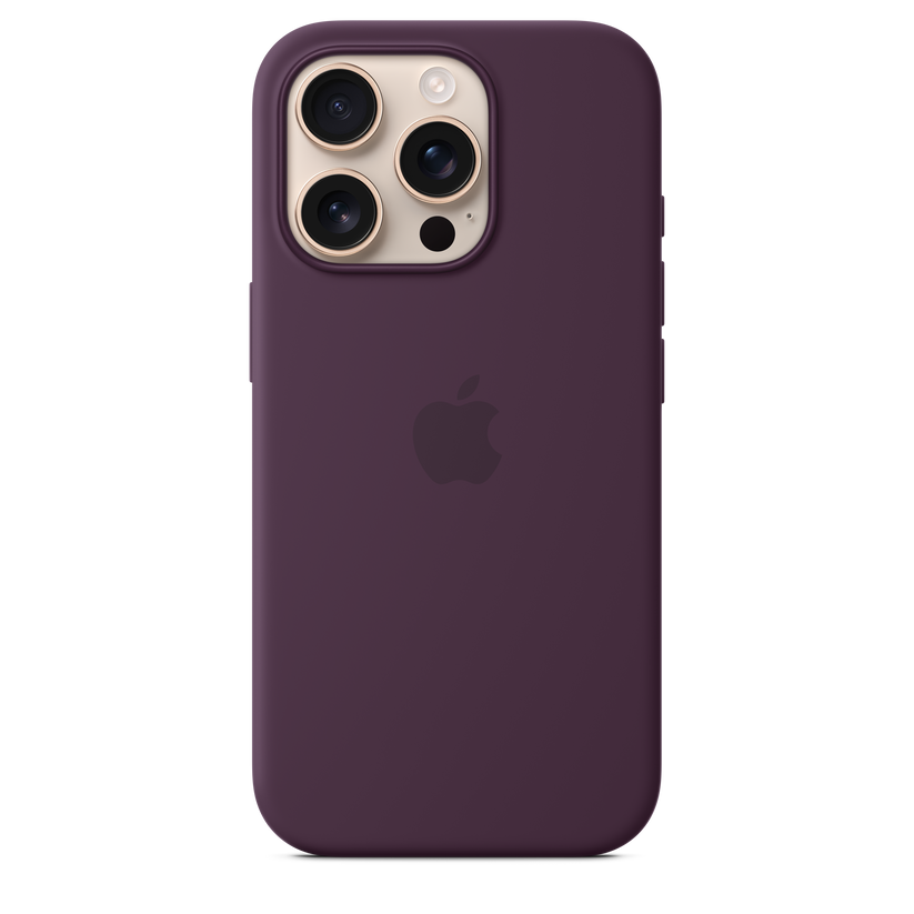 iPhone 16 Pro Silicone Case with MagSafe - Plum - iSTYLE BG