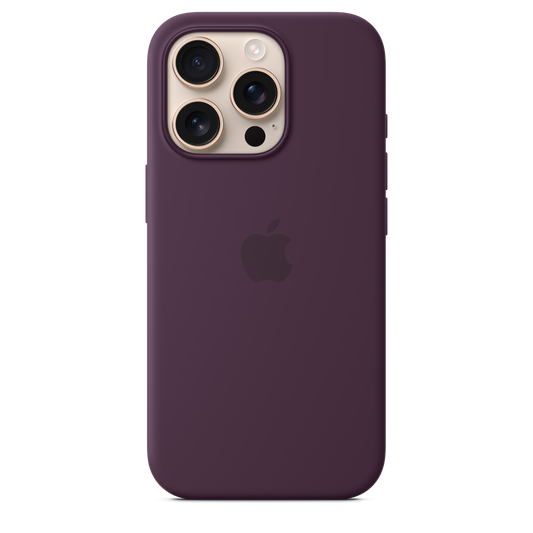 iPhone 16 Pro Silicone Case with MagSafe - Plum - iSTYLE BG