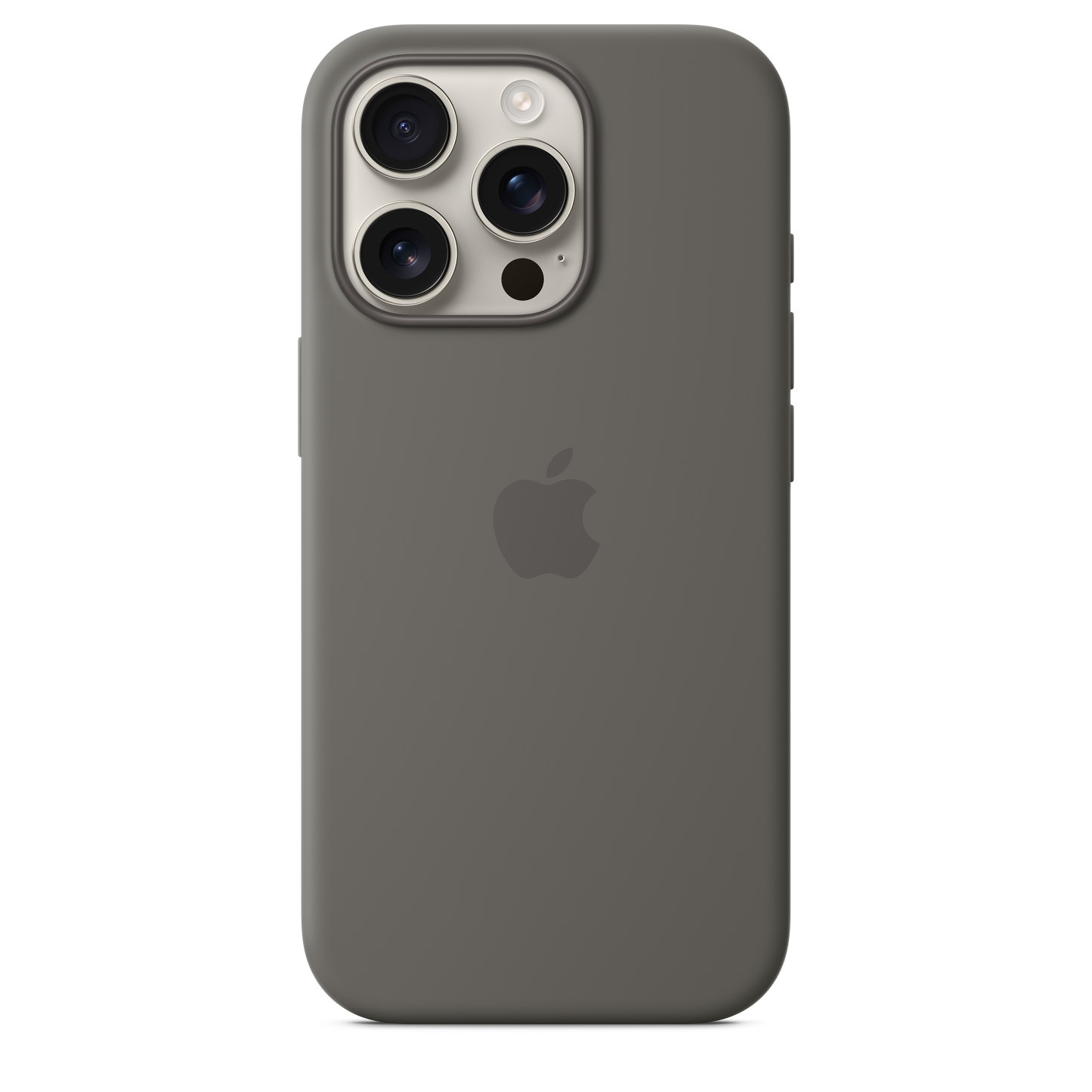iPhone 16 Pro Silicone Case with MagSafe - Stone Grey - iSTYLE BG