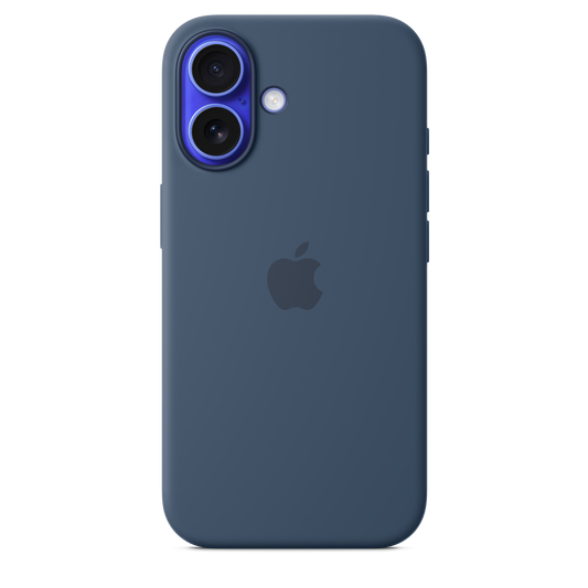 iPhone 16 Silicone Case with MagSafe - Denim - iSTYLE BG