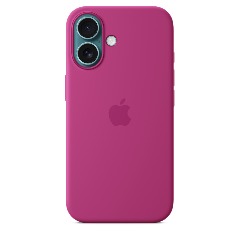 iPhone 16 Silicone Case with MagSafe - Fuchsia - iSTYLE BG