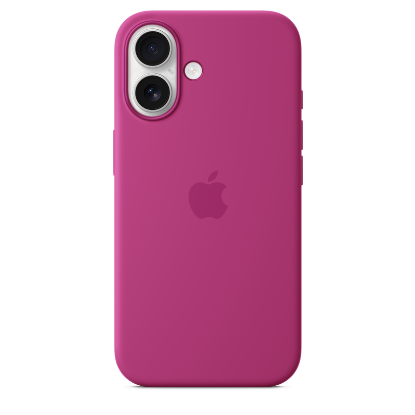 iPhone 16 Silicone Case with MagSafe - Fuchsia - iSTYLE BG